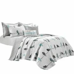 Top 10 🧨 Lush Decor 7pc Rowley Birds Quilt Set - Lush Décor Navy 🔥 -Bedding Sets & Collections Sales Shop unnamed file 14397