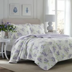 Discount 💯 Keighley Reversible Quilt Set Purple - Laura Ashley 🌟 -Bedding Sets & Collections Sales Shop unnamed file 14418