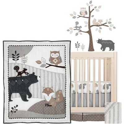 Best Pirce π Lambs & Ivy Woodland Forest Animal Nursery 5-Piece Baby Crib Bedding Set - Gray βοΈ 1 Best Pirce π Lambs & Ivy Woodland Forest Animal Nursery 5-Piece Baby Crib Bedding Set - Gray βοΈ