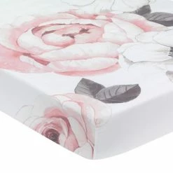 Best Sale 👏 Lambs & Ivy Floral Garden Watercolor/Pink Linen 5-Piece Baby Crib Bedding Set 🔔 -Bedding Sets & Collections Sales Shop unnamed file 14488