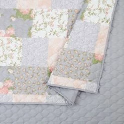 Promo 🎁 La Flor Quilt Sets - Modern Heirloom Blush/gray ✔️ -Bedding Sets & Collections Sales Shop unnamed file 14504