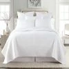 Best Pirce 💯 Cross Stitch White Solid Quilt Set - Levtex Home 😀