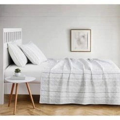 Budget ❤️ Cottage Classics Warm Hearth Stripe Quilt Set Tan 🤩 -Bedding Sets & Collections Sales Shop unnamed file 14517