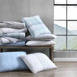 Best deal 🎉 Eddie Bauer - Jasper Trail Solid Quilt & Sham Set Blue ✔️ -Bedding Sets & Collections Sales Shop unnamed file 14548