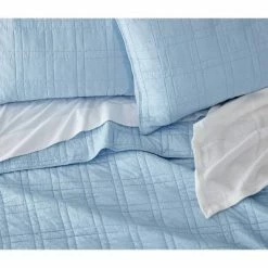 Best deal 🎉 Eddie Bauer - Jasper Trail Solid Quilt & Sham Set Blue ✔️ -Bedding Sets & Collections Sales Shop unnamed file 14549
