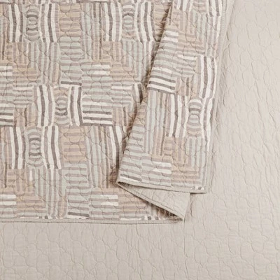 Best Sale π Jungalow By Justina Blakeney Abrazo Quilt Set - Justina Blakeney for Makers Collective Taupe π€© 3 Best Sale π Jungalow By Justina Blakeney Abrazo Quilt Set - Justina Blakeney for Makers Collective Taupe π€© - Image 3