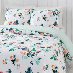 Wholesale 🧨 Daydreaming Quilt Set Green/Pink/White - CreativeIngrid for Makers Collective 💯 -Bedding Sets & Collections Sales Shop unnamed file 14685
