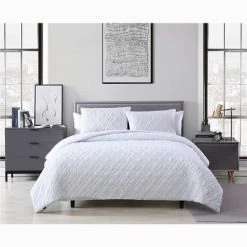 Hot Sale ❤️ The Nesting Company Larch Collection 3 Piece Hotel Quality Luxuriously Soft & Lightweight Quilted Bedding Set with 2 Pillow Shams ⭐ -Bedding Sets & Collections Sales Shop unnamed file 14705