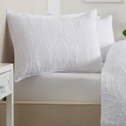 Best Pirce 🛒 Great Bay Home Pinsonic Medallion 3-Piece Quilt Set With Shams Clara Collection 👍