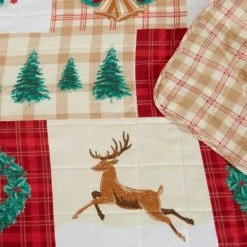 Best deal 🎉 Great Bay Home Reversible Christmas 3-Piece Quilt Set With Shams Holiday Homestead Collection 👏 -Bedding Sets & Collections Sales Shop unnamed file 14739