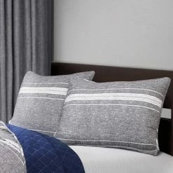 Best Sale ⭐ Lush Decor Gray Marlton Stripe Quilt Set - Lush Décor 💯 -Bedding Sets & Collections Sales Shop unnamed file 14766