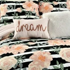 Brand new ✔️ Lush Decor Amara Watercolor Quilt - Lush Décor Black/dusty Rose ✔️ -Bedding Sets & Collections Sales Shop unnamed file 14783