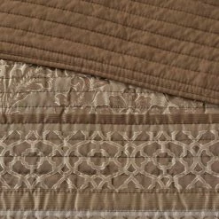 Flash Sale ⌛ Madison Park Mirage 6pc Polyester Jacquard Quilted Coverlet Bedding Set Brown/gold ⌛ -Bedding Sets & Collections Sales Shop unnamed file 14837