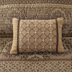 Flash Sale ⌛ Madison Park Mirage 6pc Polyester Jacquard Quilted Coverlet Bedding Set Brown/gold ⌛ -Bedding Sets & Collections Sales Shop unnamed file 14838