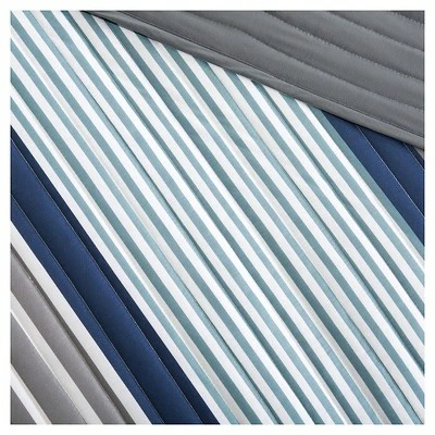 Buy π Intelligent Design Blain Quilted Coverlet Set Blue π₯ 2 Buy π Intelligent Design Blain Quilted Coverlet Set Blue π₯ - Image 2