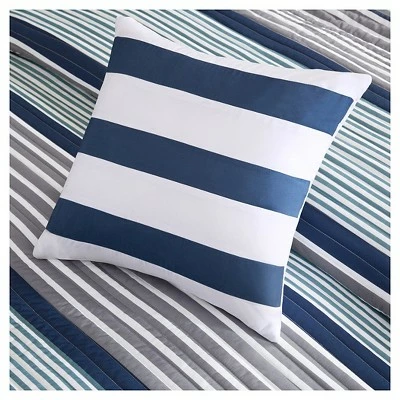 Buy π Intelligent Design Blain Quilted Coverlet Set Blue π₯ 4 Buy π Intelligent Design Blain Quilted Coverlet Set Blue π₯ - Image 4