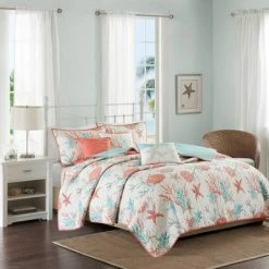 Brand new ❤️ Madison Park Coral Ocean View Printed Quilt Set 6pc 👍 16 Brand new ❤️ Madison Park Coral Ocean View Printed Quilt Set 6pc 👍 -Bedding Sets & Collections Sales Shop unnamed file 14858