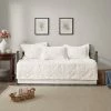 Wholesale 🔥 Madison Park Eugenia Daybed 5pc Tufted Cotton Chenille Daybed Cover Set White ⌛