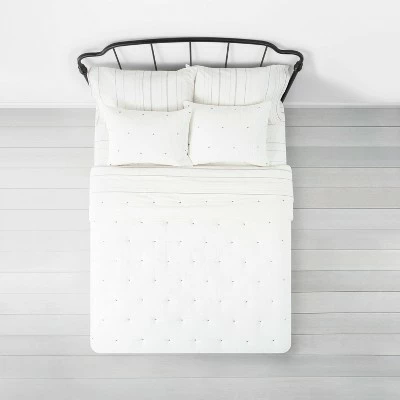 Best deal ๐ Hearth & Hand With Magnolia X Stitch Comforter & Sham Set - Hearth & Handโข with Magnolia Sour Cream ๐ 1 Best deal ๐ Hearth & Hand With Magnolia X Stitch Comforter & Sham Set - Hearth & Handโข with Magnolia Sour Cream ๐