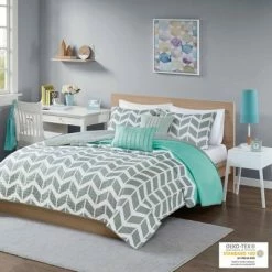 Top 10 💯 Intelligent Design Chevron Darcy Quilted Coverlet Set Multiple Piece - JLA Home Teal 🔥 -Bedding Sets & Collections Sales Shop unnamed file 14893