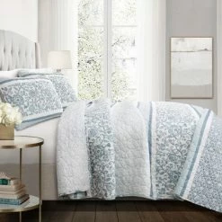 Cheap 🤩 Lush Decor Nisha Reversible Quilt Set Blue - Lush Décor ❤️ -Bedding Sets & Collections Sales Shop unnamed file 14904