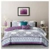 Best deal 👍 Intelligent Design Camryn Medallion Printed Quilt Set Purple 🤩
