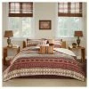Brand new ❤️ Madison Park Duncan Printed Quilt Set 6pc Spice 🌟