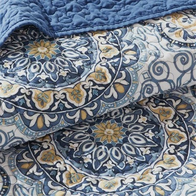 Top 10 β Madison Park Blue Menara Quilted Coverlet Set 6pc 𧨠3 Top 10 β Madison Park Blue Menara Quilted Coverlet Set 6pc 𧨠- Image 3