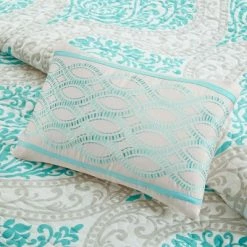 Flash Sale 👏 Intelligent Design Chelsea Damask Quilted Coverlet Set Aqua 🧨 -Bedding Sets & Collections Sales Shop unnamed file 15087