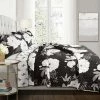 Best Pirce 🛒 Lush Decor Zinnia Floral Quilt Set - Lush Décor Black/gray 👍
