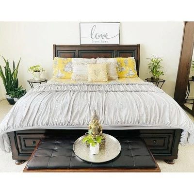 Brand new 🎁 Lush Decor French Country Toile Cotton Reversible Quilt - Lush Décor White/charcoal 😀 5 Brand new 🎁 Lush Decor French Country Toile Cotton Reversible Quilt - Lush Décor White/charcoal 😀 - Image 5