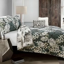 Brand new 🎁 Lush Decor 5pc Camouflage Leaves Reversible Quilt Set Green - Lush Décor 🛒 7 Brand new 🎁 Lush Decor 5pc Camouflage Leaves Reversible Quilt Set Green - Lush Décor 🛒 -Bedding Sets & Collections Sales Shop unnamed file 15135