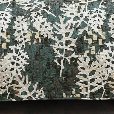 Brand new 🎁 Lush Decor 5pc Camouflage Leaves Reversible Quilt Set Green - Lush Décor 🛒 3 Brand new 🎁 Lush Decor 5pc Camouflage Leaves Reversible Quilt Set Green - Lush Décor 🛒 - Image 3