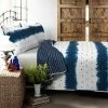 Cheap 😀 Lush Decor 3pc Jane Shibori Quilt Set Navy - Lush Décor 🔔