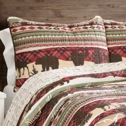 Promo 😍 Lush Decor 3pc Lodge Reversible Quilt Set Red/Brown - Lush Décor 🌟 -Bedding Sets & Collections Sales Shop unnamed file 15163