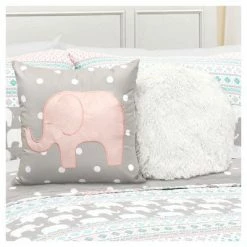 Deals 🎁 Lush Decor Elephant Striped Quilt Bedding Set - Lush Décor Navy/pink ❤️ -Bedding Sets & Collections Sales Shop unnamed file 15170