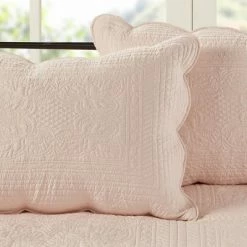 New ⌛ Madison Park Genoa 6pc Reversible Scalloped Edge Daybed Cover Set Blush 🔔 -Bedding Sets & Collections Sales Shop unnamed file 15237