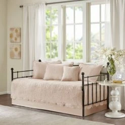 New ⌛ Madison Park Genoa 6pc Reversible Scalloped Edge Daybed Cover Set Blush 🔔 -Bedding Sets & Collections Sales Shop unnamed file 15238