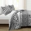 Outlet 👍 Lush Decor 3pc Animal Global Quilt Set Black/White - Lush Décor 🛒