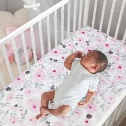 Coupon 🧨 Bedtime Originals Blossom Pink Watercolor Floral 3-Piece Baby Crib Bedding Set ⌛ -Bedding Sets & Collections Sales Shop unnamed file 15276