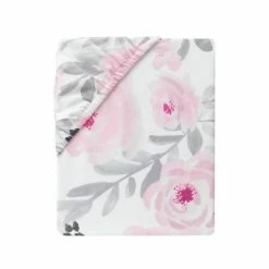 Coupon 🧨 Bedtime Originals Blossom Pink Watercolor Floral 3-Piece Baby Crib Bedding Set ⌛ -Bedding Sets & Collections Sales Shop unnamed file 15279