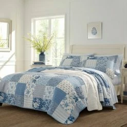 New ✔️ Laura Ashley Paisley Patchwork Quilt Set 😍 -Bedding Sets & Collections Sales Shop unnamed file 15311