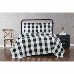 Outlet 🛒 Truly Soft Everyday Buffalo Plaid Quilt Set 💯 -Bedding Sets & Collections Sales Shop unnamed file 15330