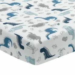 New 🛒 Lambs & Ivy Baby Dino Blue/White Dinosaur Nursery 6-Piece Crib Bedding Set 🔔 -Bedding Sets & Collections Sales Shop unnamed file 15335