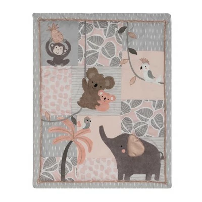 Cheapest π Lambs & Ivy Calypso 4-Piece Crib Bedding Set - Pink, Gray, Gold, Animals, Jungle π 2 Cheapest π Lambs & Ivy Calypso 4-Piece Crib Bedding Set - Pink, Gray, Gold, Animals, Jungle π - Image 2