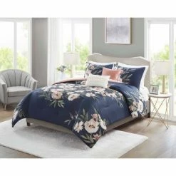 Wholesale 🛒 Leilani Floral Print Comforter Bedding Set Navy/Blush 🛒 -Bedding Sets & Collections Sales Shop unnamed file 1537