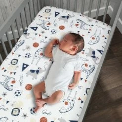 Best Sale ✔️ Lambs & Ivy Hall of Fame Sports Animals 5-Piece Crib Bedding Set - Gray/Blue 🔥 -Bedding Sets & Collections Sales Shop unnamed file 15380