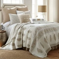 Discount ❤️ Kayma Quilt Set Taupe - Mudhut 🎁 -Bedding Sets & Collections Sales Shop unnamed file 15389