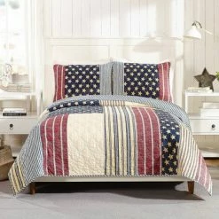 Outlet 😍 3pc Americana Quilt Set - Modern Heirloom 🧨 -Bedding Sets & Collections Sales Shop unnamed file 15414