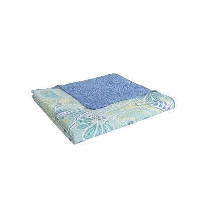 Cheapest β Blue Reversible Harmony Quilt Set (Queen) - VCNY 𧨠4 Cheapest β Blue Reversible Harmony Quilt Set (Queen) - VCNY 𧨠- Image 4